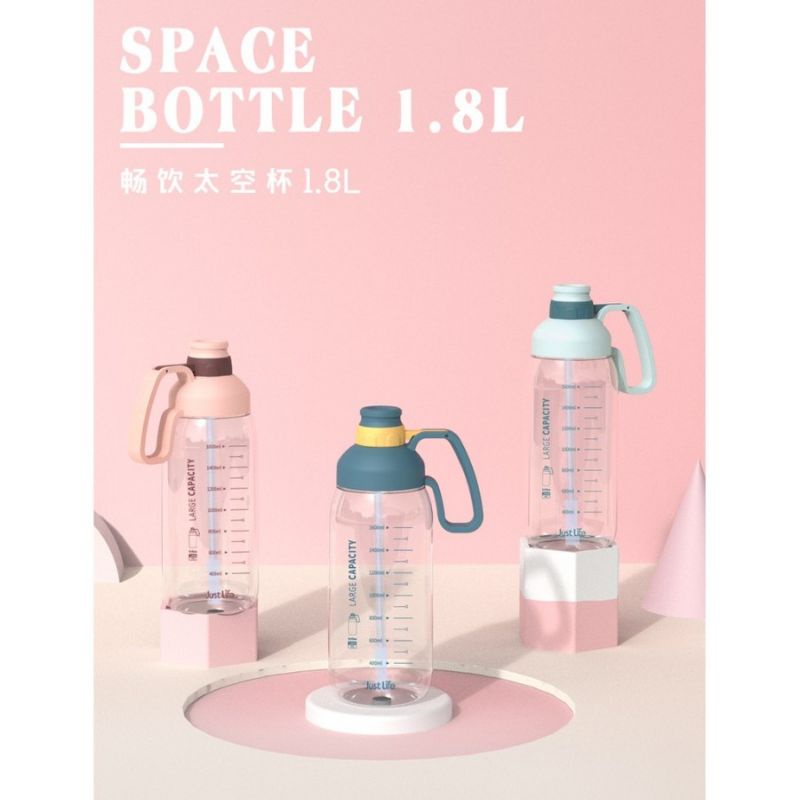 Botol Minum Korea 1,8 Liter / Botol Minum Lucu / Botol Minum Sport / Botol Minum Kapasitas Besar 1,8 Liter