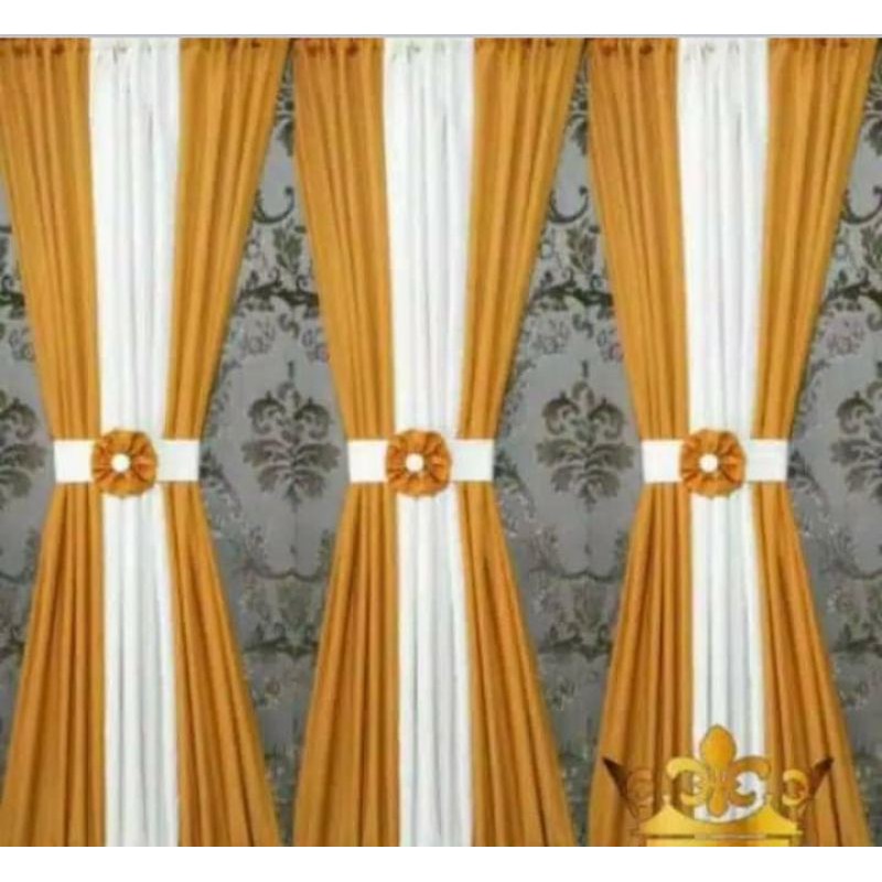 gorden kupu-kupu tali ikat bunga/gorden minimalis modern terbaru