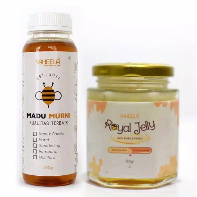 

Paket Promil / Pure Royal Jelly 180g / Madu Murni 340g
