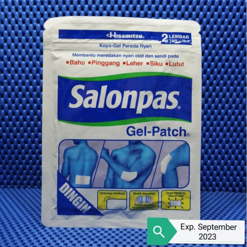 Jual salonpas Gel Patch isi 2 lembar 10x14cm koyo gel pereda nyeri