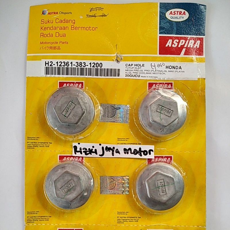 Tutup klep megapro GL pro (platina) GL pro (cdi) max neotech merek Aspira