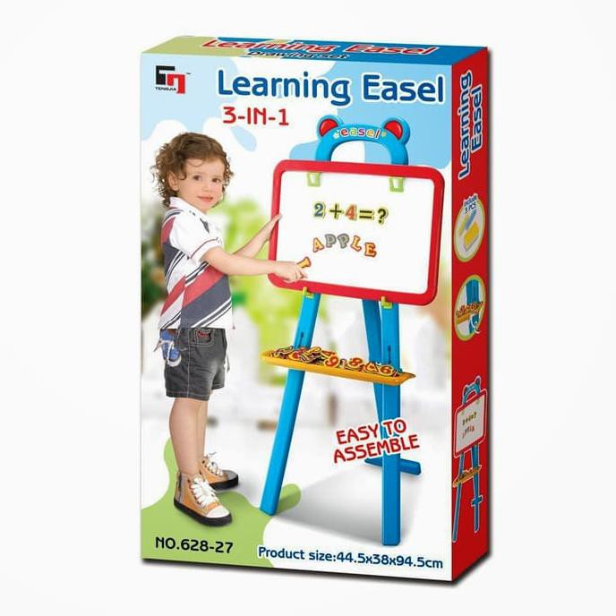 

Learning Easel 3 In 1 / Drawing Board Set / Papan Tulis Anak