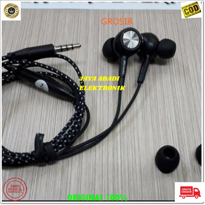 J193 SAMSUNG HEADSET NOTE 8 HP JACK 3.5MM IN EAR HANDSFRE STEREO DOBEL BASS EARPOD GALAXY HEADSET HANDSFREE HEADPHONE EARPHONE MUSIC VOKAL AUDIO SOUND JERNIH MEGABAS EARPOD BISA NELPON DAN MUSIK UNIVERSAL HANDSFREE BISA KE SEGALA JENIS HP TAB PC LAPTOP DL