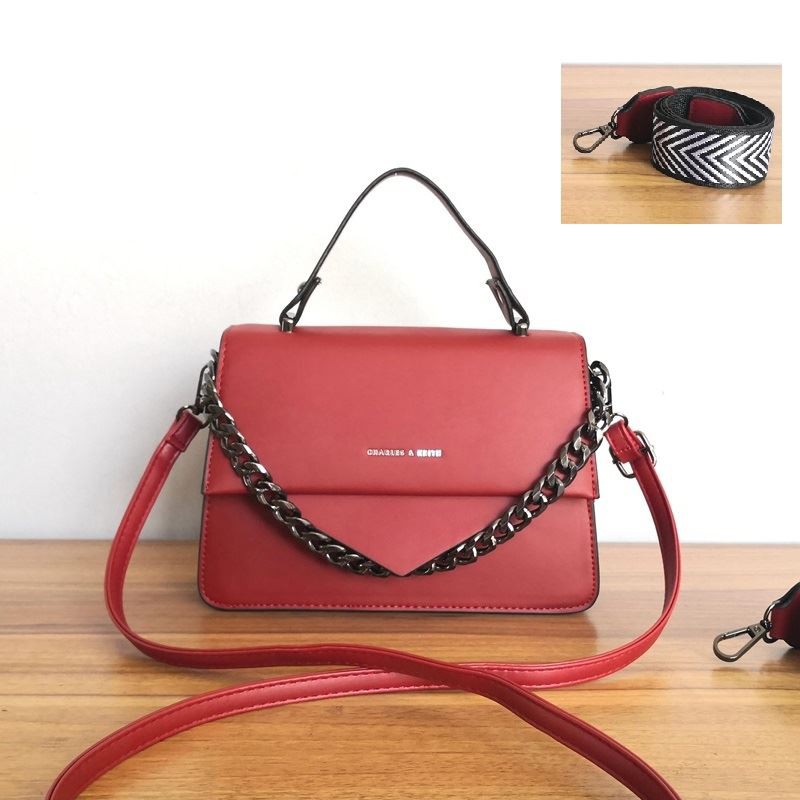 TASHAPPY JT1254 tas SELEMPANG ELEGANT dengan 2 model tali wanita import model korea tas import