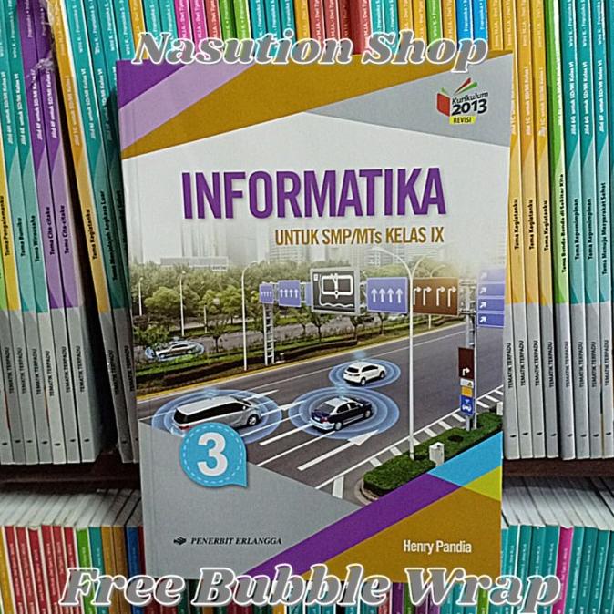 

Buku Informatika Kelas 3 / IX 9 Smp K13N Erlangga - Original Star Seller Termurah