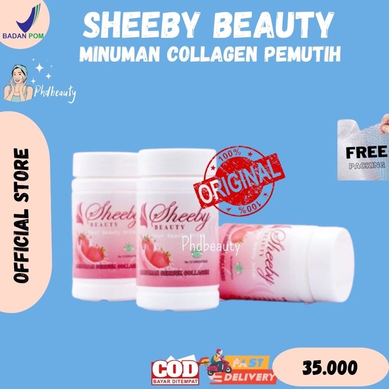 ‼️SIAP KIRIM‼️BPOM ORIGINAL SHEEBY BEAUTY COLLAGEN DRINK SUPLEMEN PEMUTIH