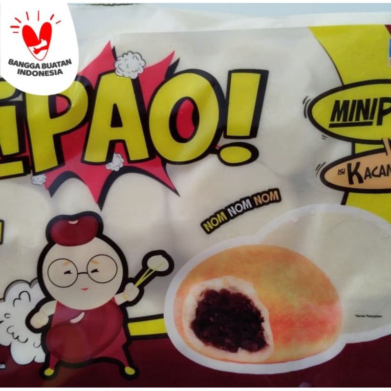 

KIPAO MINIPAO RASA KACANG MERAH ISI 25PCS 430GR