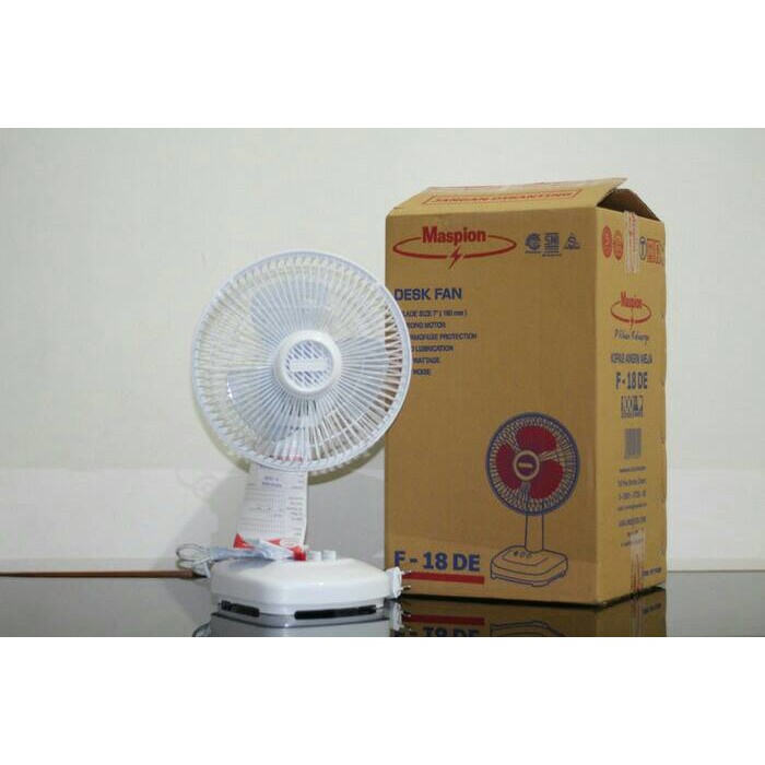 Kipas Angin Meja / Desk Fan Maspion F-18DA 7 Inch