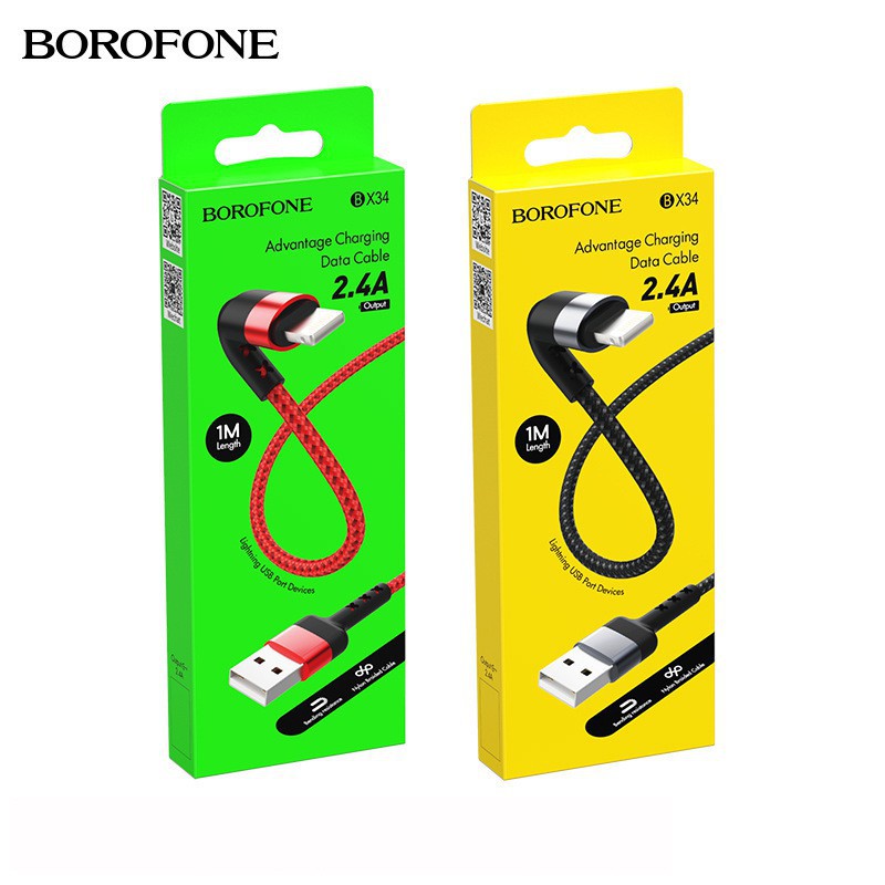 BOROFONE BX34 Advantage, Charging Data Sync Cable For Lightning, 1M, Aluminum