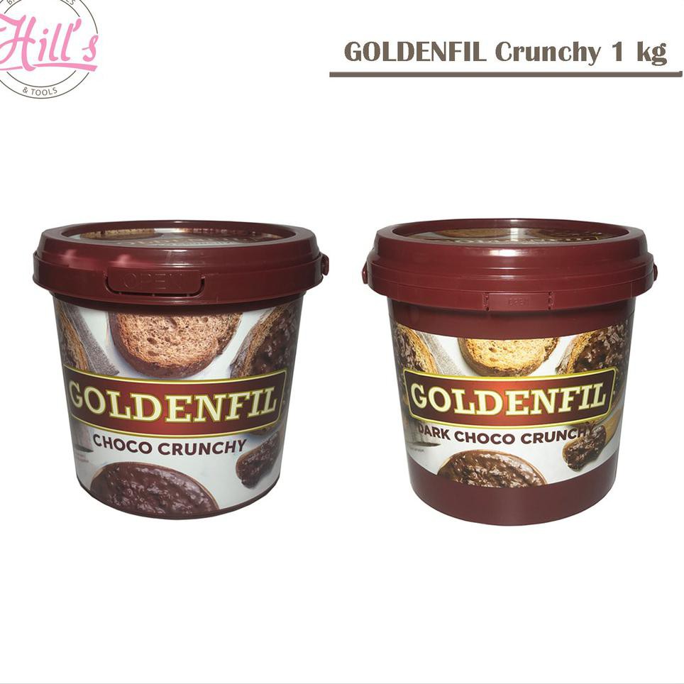 

Borong GOLDENFIL CRUNCHY 1 kg / GOLDENFILL SELAI COKLAT CRUNCHY 1kg / FILLING ROTI Banyak Bonus