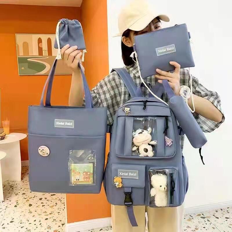 Tas Sekolah Anak SD SMP SMA Wanita Perempuan Tas Backpack Ransel Sekolah Tas Kerja Wanita Tas Import