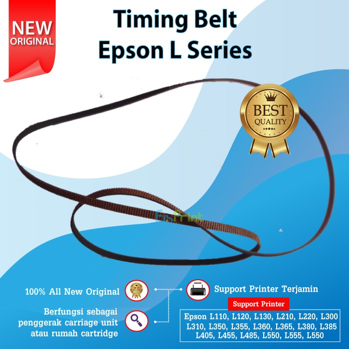 Timing Belt Printer Epson L110 L120 L210 L220 L300 L310 L350 L355 L360 L365 L380 L385 L405 L455 L485 L1110 L1210 L1250 L1256 L3100 L3110 L3116 L3210 L3216 L3150 L3156 L3250 L3256 L5190 L5290 L5296