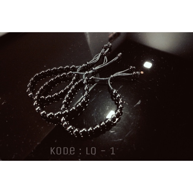Gelang cowok/ gelang pria batu stone all size