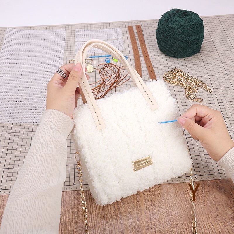 AnekaBenang - Canvas Plastic / Kanvas Plastik Bentuk Tas 2 IN 1