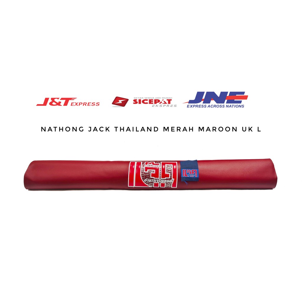 Kain jok nathong merah maroon original Thailand