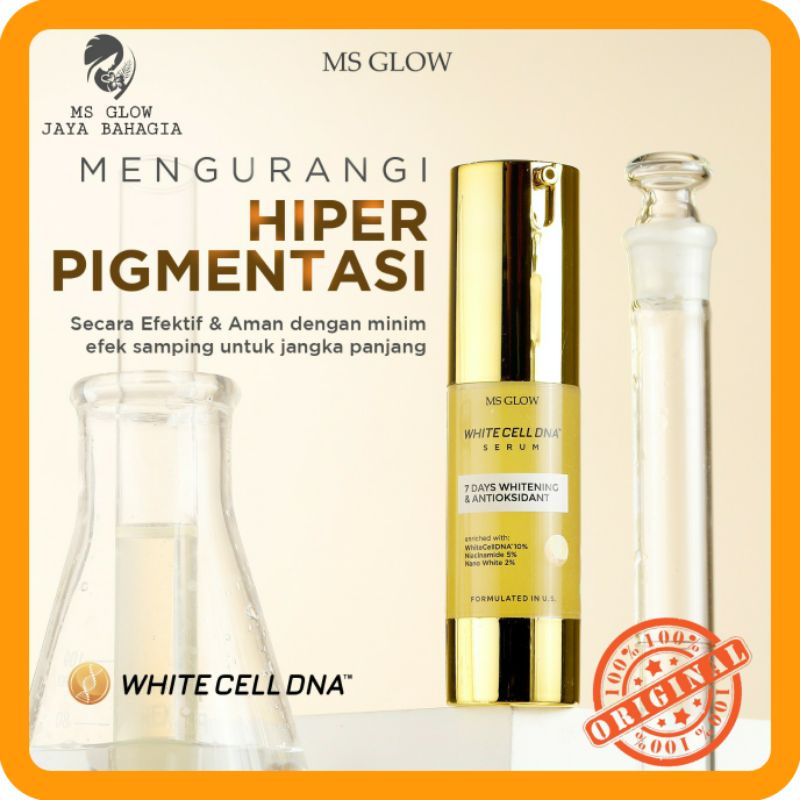 READY ! MS GLOW SERUM WHITE CELL DNA (BPOM)