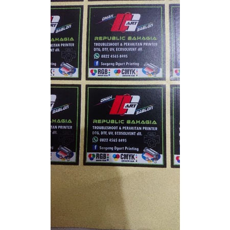 

Stiker Label makanan, Olshop dll