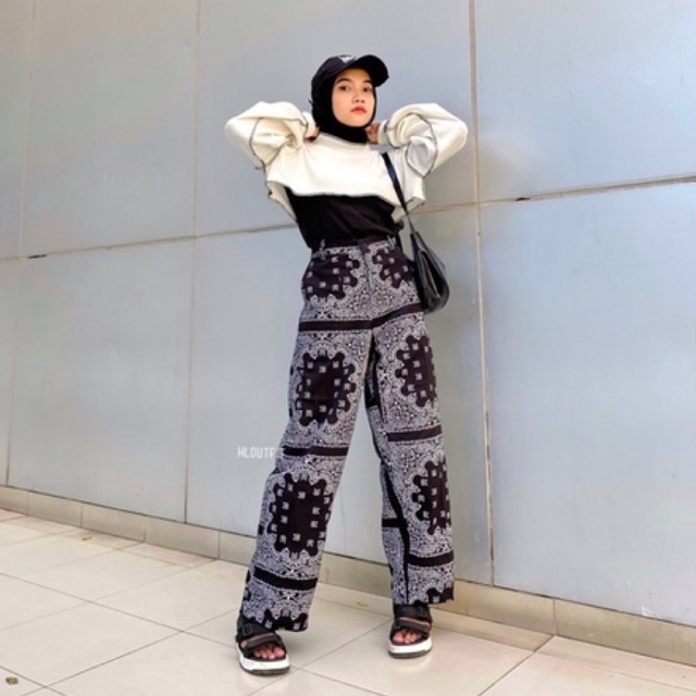 HL KIMY BANDANA PANTS/ONESET (REALPICT)