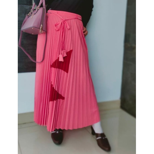 (COD) ROK PLISKET MQHIJAB TERBARU (PILIH WARNA)