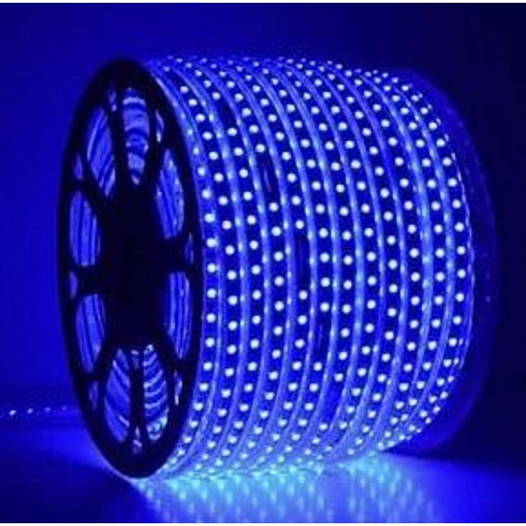 PROMO 5 METER LAMPU LED STRIP SELANG 5050 SMD AC 220V OUTDOOR AND INDOOR + COLOKAN
