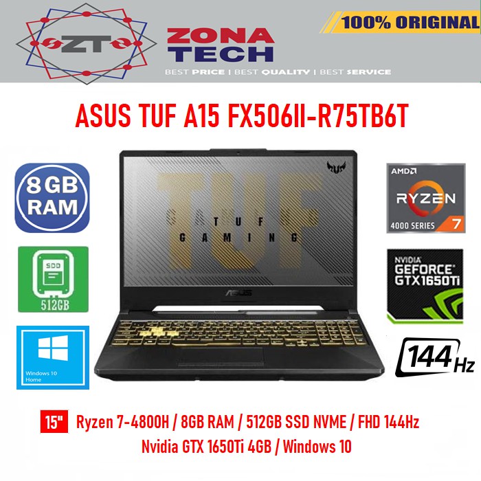 Asus tuf gaming a15 fx506ii hn222 обзор