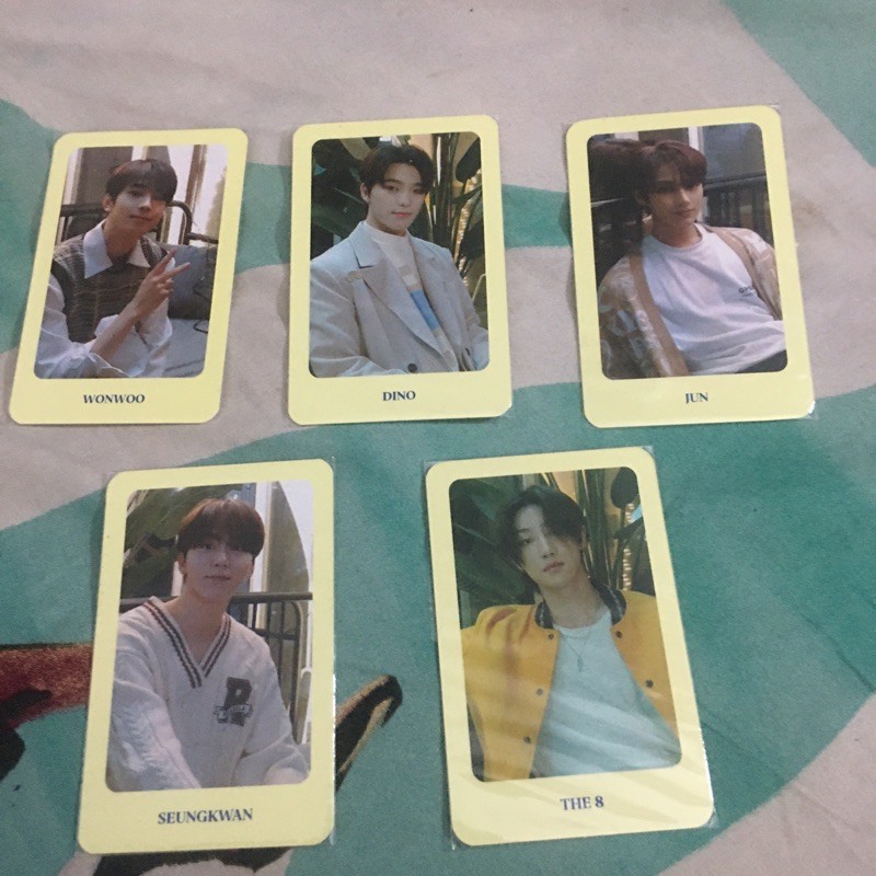 SEVENTEEN OFF THE RECORD OTR PC PHOTOCARD WONWOO JUN DINO HOSHI THE8