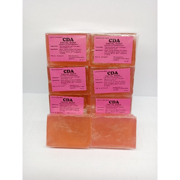 SABUN BATANG CDA PINK AROMA STRAWBERRY BPOM LUSINAN