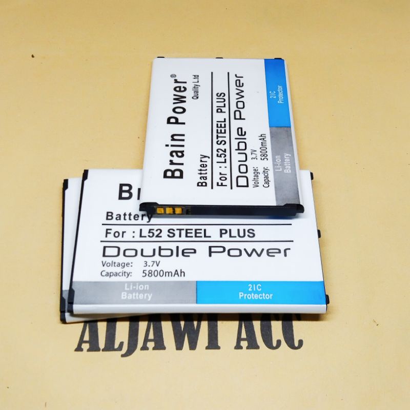 Baterai Bt Batre Battery SPC L52 Steel Plus L52 Steel Pro Doubel Power Battery