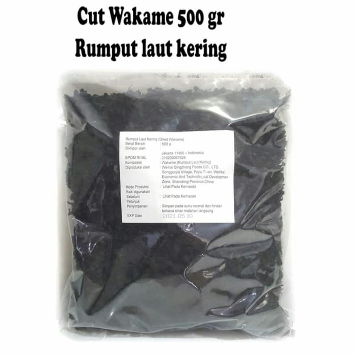 

PRODUK TERBAIK - CUT WAKAME 500GR - UNTUK SOUP MISO - RUMPUT LAUT - SEAWEED UNTUK SOUP