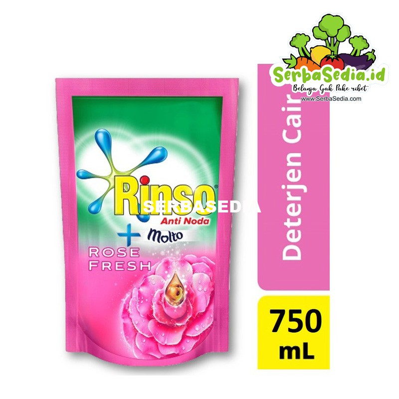RINSO CAIR 750 ML ROSE FRESH