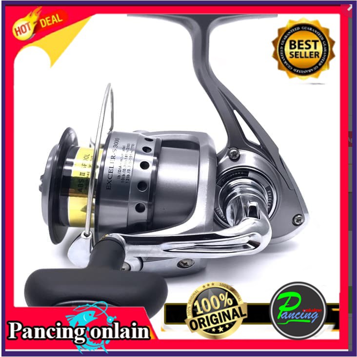 alat pancing jual Reel Pancing Daiwa Exceler-S 3000 4+1bb/Ball Bearing ril/ rel