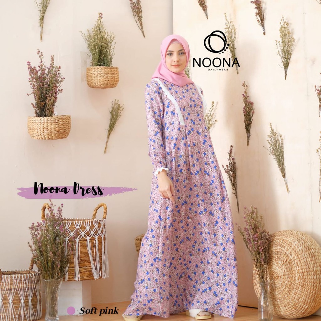 NOONA DRESS || Gamis Daily Syari Limited Edition Original by Nadira