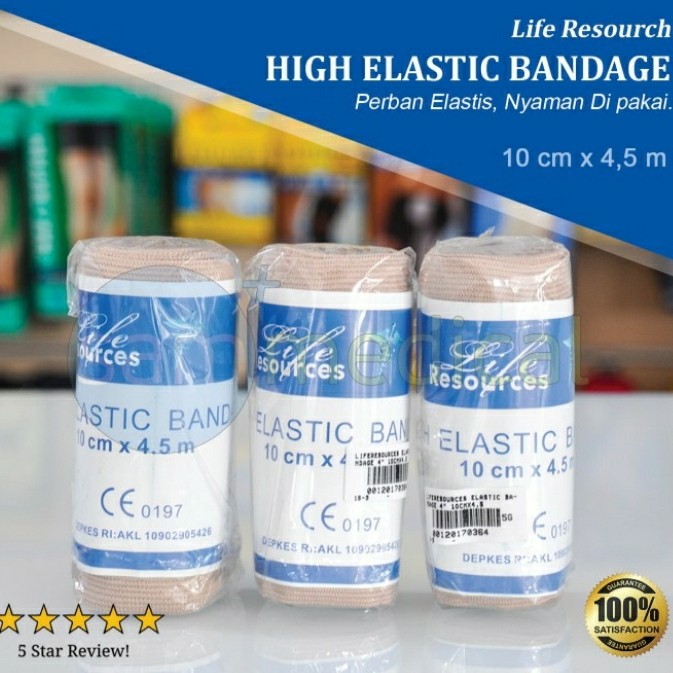 perban elastic bandage / elastis ban 10cm x 4.5m resources