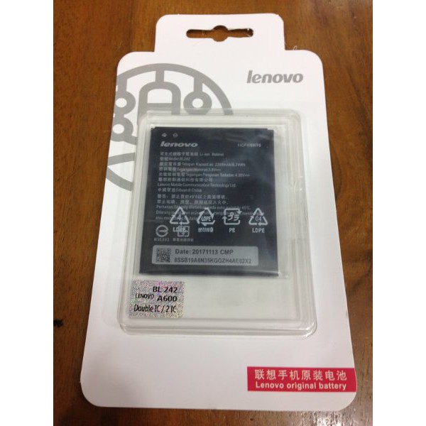 MURAHHH   Baterai Lenovo BL242 A6000 K3 lemon A6000+ A6000 Plus Original OEm 2300Mah