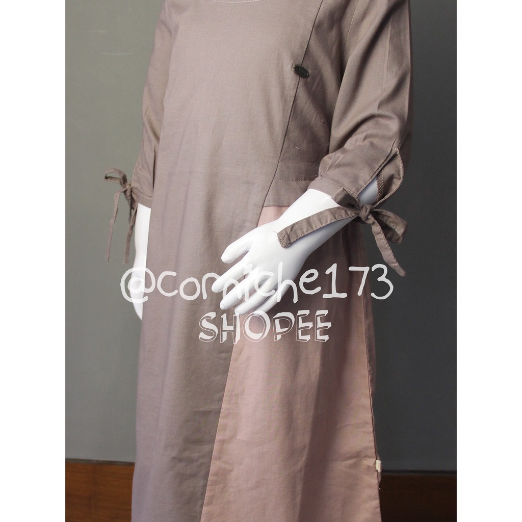 Corniche Kids Dwina Dress Brown - TH K50022