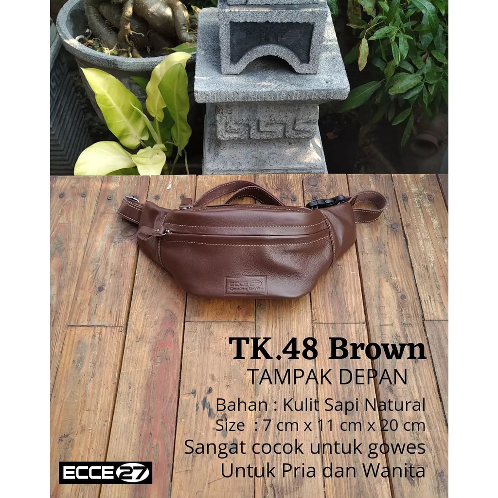TAS KULIT TK.48 BROWN ECCE 27