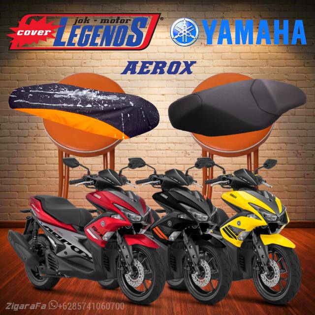 Cover Jok AEROX New Anti Air / Sarung Mantel Jok Aksesoris Motor