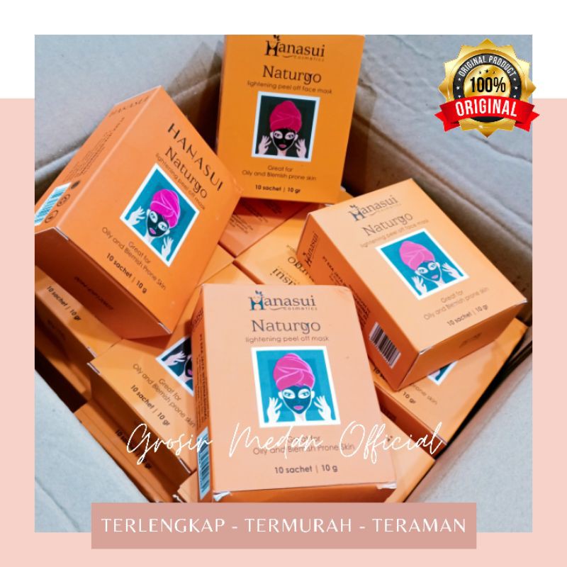 MASKER HANASUI NATURGO PEEL OFF BLACK MASK MASKER PENGANGKAT KOMEDO