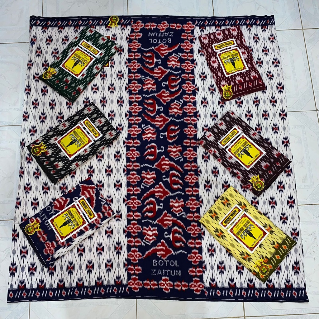 Sarung Tenun Goyor Printing BOTOL ZAITUN Muslim Dewasa Anak-anak Pria Berkualitas Adem Halus Nyaman 