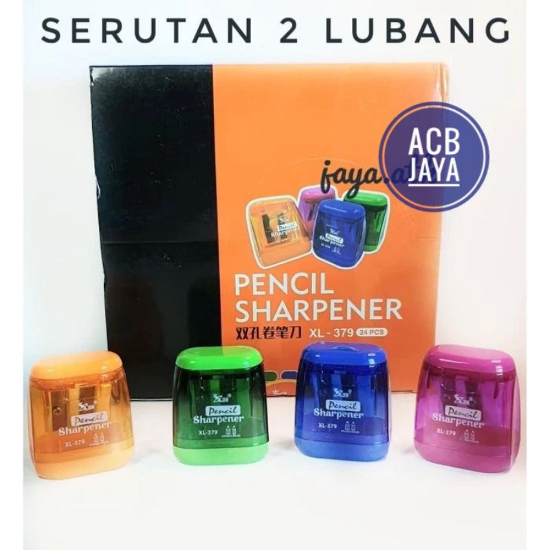 

Rautan / Orotan / Serutan / Peruncing Pensil 2 Lubang