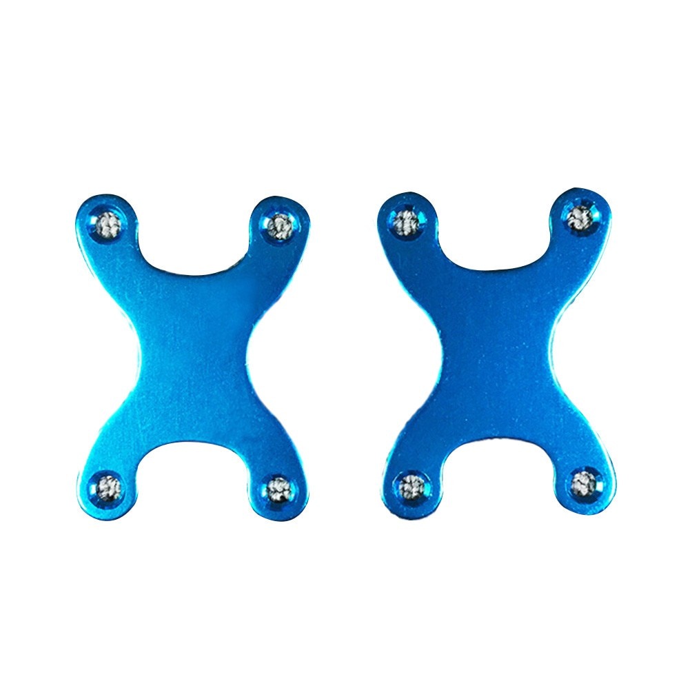 2pcs Cover Pelindung Dek Skateboard Bahan Aluminum Alloy Tipe H