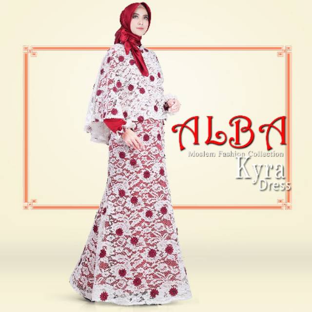 Kyra dress
Matt : brokat mutiara dalaman roberto cavali
Ld 110 pj 145
Tanpa kerdung 
Rp.740.000