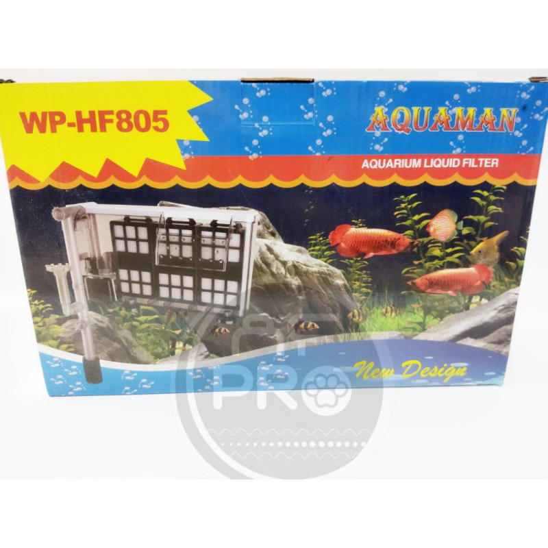 Pompa aquarium filter gantung hanging filter AQUAMAN WP HF 805