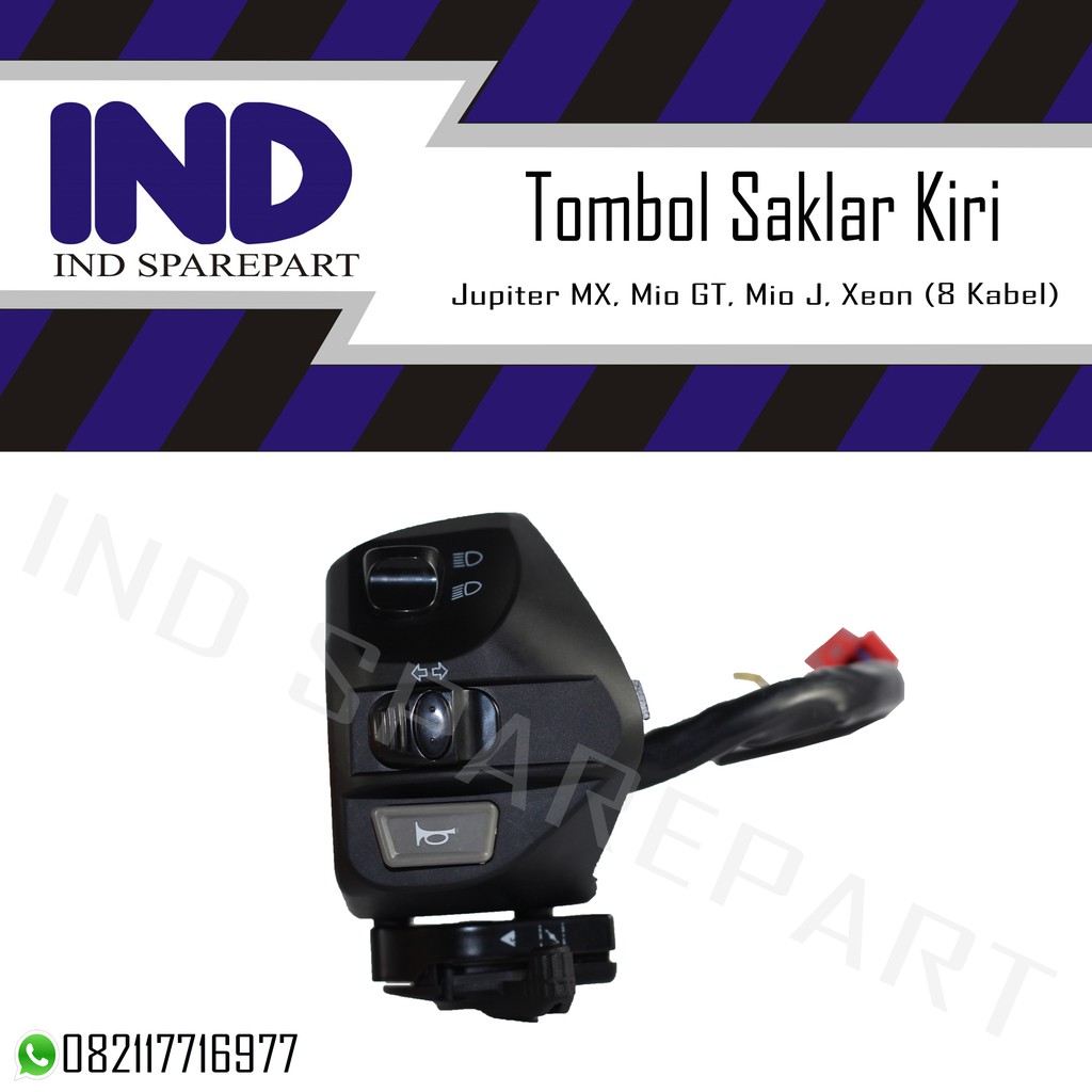 Tombol Saklar Kiri/Handle Switch Kiri Jupiter MX/Mio GT/Mio J/Xeon