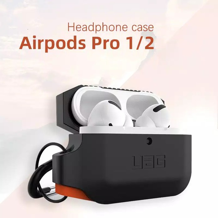UAG AIRPODS CASE Airpods Pro Airpods 1 2 Case Cover Anti Shockproof - Hitam AIRPODS PRO