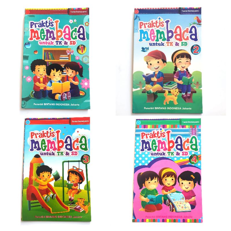 BUKU TK/SD PRAKTIS MEMBACA 1,2,3,4 (per jilid/paket