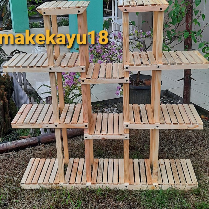 Rak Tanaman - Rak Pot Tanaman Jati Belanda