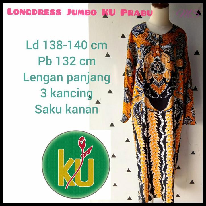 Longdress Gamis Jumbo Kencana Ungu Prabu - Kuning