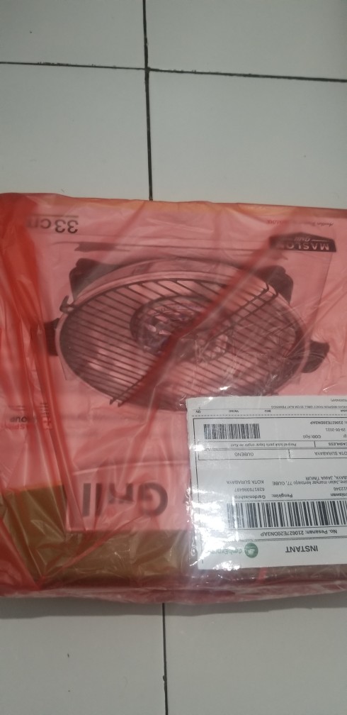 Panggangan Maspion Fancy Grill 33 Cm Alat Pemanggang