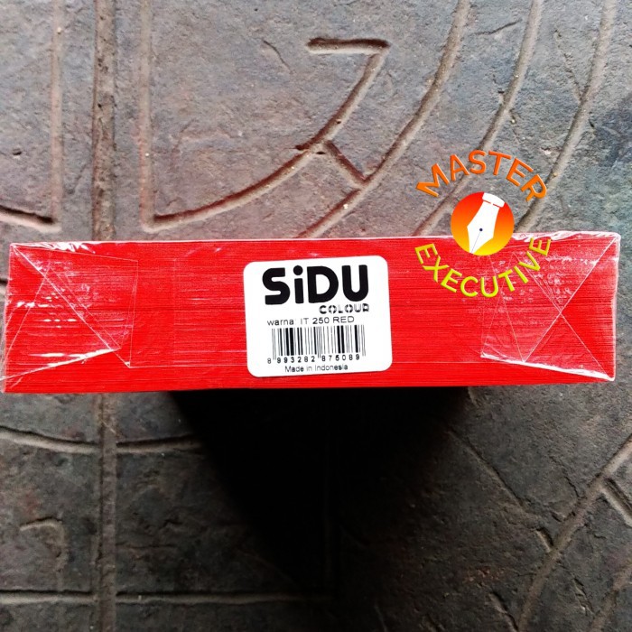 [Rim] Sinar Dunia SiDu Color Kertas A4 80 gsm Deep Red Merah IT 250